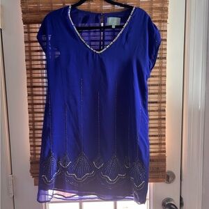Skies are blue sequin dress size small